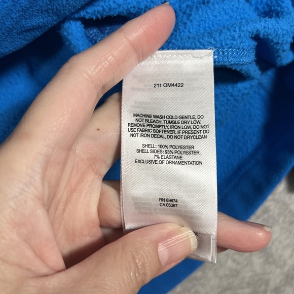 Mountain Hardwear Classic‎ Micro Pullover Mens Large Blue Fleece 1/4 Zip Hiking - Picture 7 of 10